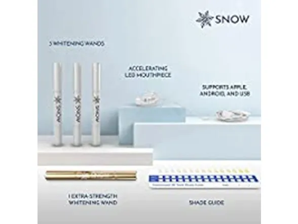 31589 snow teeth whitening red light device
