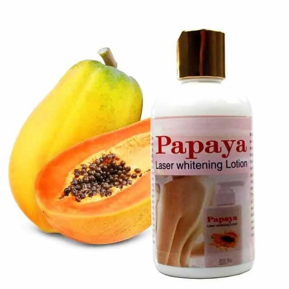 31757 papaya laser whitening lotion before after